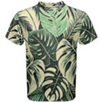 Abstract Art Tropical Leaves Men s Cotton T-Shirt