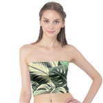 Abstract Art Tropical Leaves Tube Top