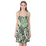 Abstract Art Tropical Leaves Camis Nightgown 