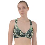 Abstract Art Tropical Leaves Sweetheart Sports Bra