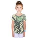 Abstract Art Tropical Leaves Kids  One Piece T-Shirt