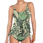 Abstract Art Tropical Leaves Tankini Set