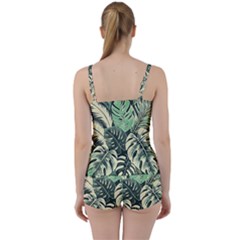 Tie Front Two Piece Tankini 