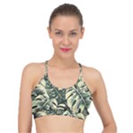 Abstract Art Tropical Leaves Basic Training Sports Bra