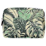 Abstract Art Tropical Leaves Make Up Pouch (Medium)