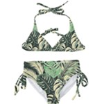 Abstract Art Tropical Leaves Kids  Classic Bikini Set