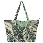 Abstract Art Tropical Leaves Full Print Shoulder Bag