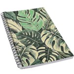 Abstract Art Tropical Leaves 5.5  x 8.5  Notebook