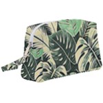 Abstract Art Tropical Leaves Wristlet Pouch Bag (Large)