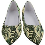 Abstract Art Tropical Leaves Women s Block Heels 