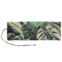 Abstract Art Tropical Leaves Roll Up Canvas Pencil Holder (M) from ArtsNow.com