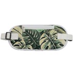 Abstract Art Tropical Leaves Rounded Waist Pouch