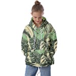 Abstract Art Tropical Leaves Kids  Oversized Hoodie