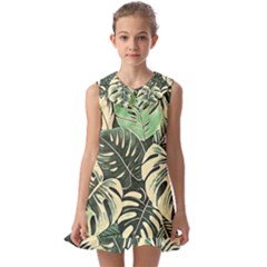 Kids  Pilgrim Collar Ruffle Hem Dress 