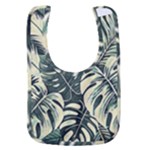 Abstract Art Tropical Leaves Baby Bib