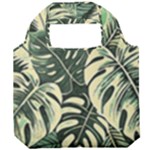 Abstract Art Tropical Leaves Foldable Grocery Recycle Bag