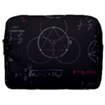 Math Board Circuit Circuits Computer Shield Tech Technology Make Up Pouch (Large)