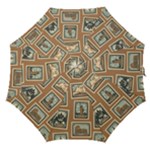 Retro Postage Seamless Pattern Straight Umbrellas