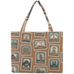 Retro Postage Seamless Pattern Mini Tote Bag