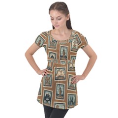 Puff Sleeve Tunic Top 