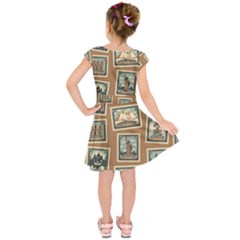 Kids  Short Sleeve Dress 