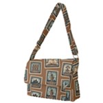 Retro Postage Seamless Pattern Full Print Messenger Bag (M)