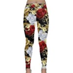 Roses Seamless Pattern Floral Classic Yoga Leggings