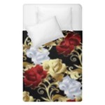 Roses Seamless Pattern Floral Duvet Cover Double Side (Single Size)