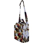 Roses Seamless Pattern Floral Crossbody Day Bag