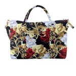 Roses Seamless Pattern Floral Carry-on Travel Shoulder Bag