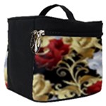 Roses Seamless Pattern Floral Make Up Travel Bag (Small)