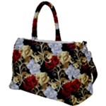 Roses Seamless Pattern Floral Duffel Travel Bag