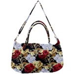 Roses Seamless Pattern Floral Removable Strap Handbag