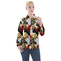 Women s Long Sleeve Pocket Shirt 