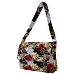 Roses Seamless Pattern Floral Full Print Messenger Bag (M)