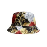 Roses Seamless Pattern Floral Inside Out Bucket Hat (Kids)