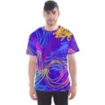 Seamless Vintage Pattern Retro 80s Or 90s Style Abstract Men s Sport Mesh T-Shirt