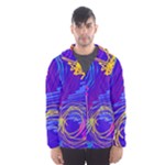 Seamless Vintage Pattern Retro 80s Or 90s Style Abstract Men s Hooded Windbreaker