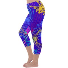 Capri Winter Leggings  Back