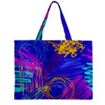 Seamless Vintage Pattern Retro 80s Or 90s Style Abstract Zipper Mini Tote Bag