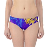 Seamless Vintage Pattern Retro 80s Or 90s Style Abstract Hipster Bikini Bottoms