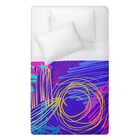 Seamless Vintage Pattern Retro 80s Or 90s Style Abstract Duvet Cover (Single Size) from ArtsNow.com