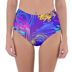 Reversible High-Waist Bikini Bottoms 