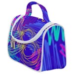 Seamless Vintage Pattern Retro 80s Or 90s Style Abstract Satchel Handbag