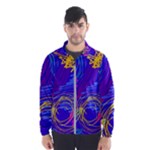 Seamless Vintage Pattern Retro 80s Or 90s Style Abstract Men s Windbreaker