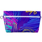 Seamless Vintage Pattern Retro 80s Or 90s Style Abstract Handbag Organizer