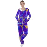 Seamless Vintage Pattern Retro 80s Or 90s Style Abstract Women s Tracksuit