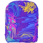 Seamless Vintage Pattern Retro 80s Or 90s Style Abstract Full Print Backpack