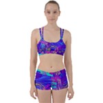 Seamless Vintage Pattern Retro 80s Or 90s Style Abstract Perfect Fit Gym Set