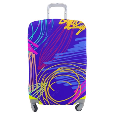 Seamless Vintage Pattern Retro 80s Or 90s Style Abstract Luggage Cover (Medium) from ArtsNow.com